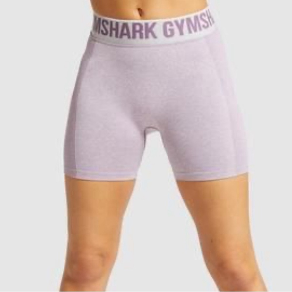 Gym shark flex shorts lavender purple